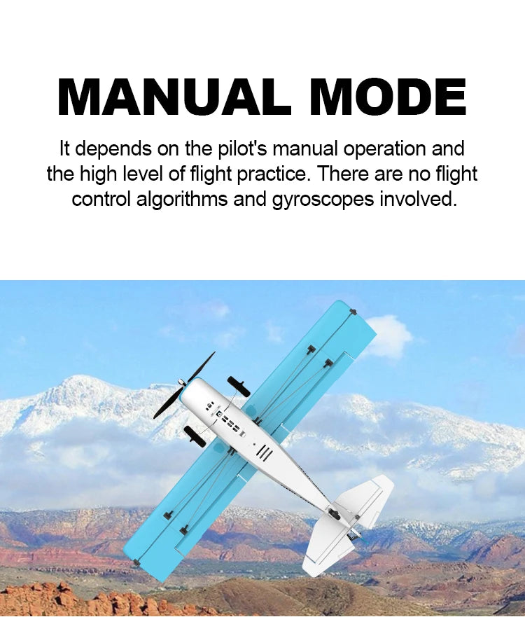 Qidi560 Moore M7 Off-Road RC Plane – 4CH Brushless Fixed-Wing Aircraft, EPP Foam, Remote Control Airplane Toy
