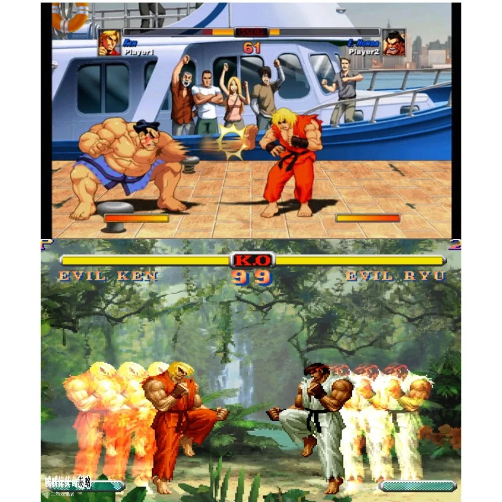 Super Street Fighter II GBA Game Cartridge – 32-bit Retro Console Game Card, English Version for DS/NDSL (USA/EU Edition)