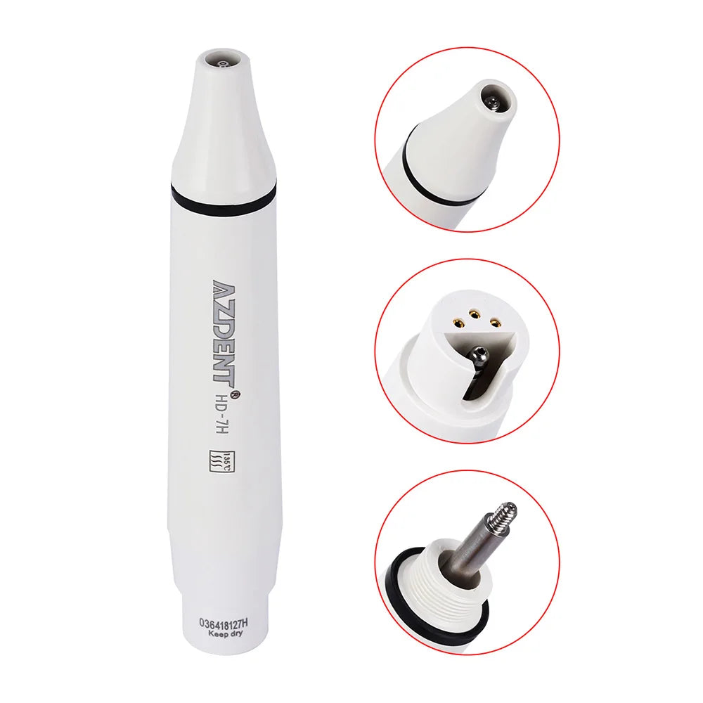 AZDENT Ultrasonic Piezo Scaler Handpiece – Compatible with SATELEC, DTE, WOODPECKER, EMS, VRN, 135° Sterilized