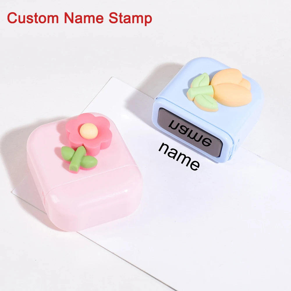 Custom Kids Name Stamp - Personalized Waterproof Clothing Label & Signature Seal