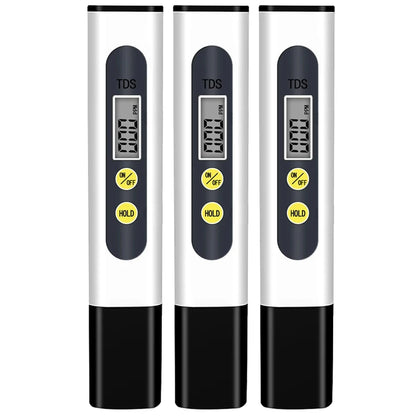 TDS Meter Digital Water Tester - 0-9990ppm Drinking Water Quality Analyzer for Aquariums, Hydroponics & Pools