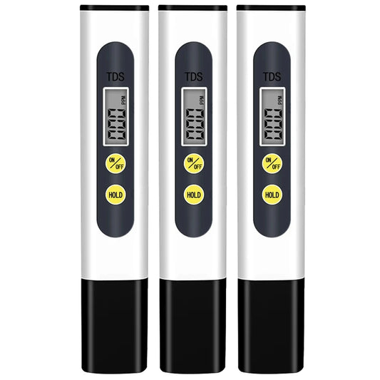TDS Meter Digital Water Tester - 0-9990ppm Drinking Water Quality Analyzer for Aquariums, Hydroponics & Pools