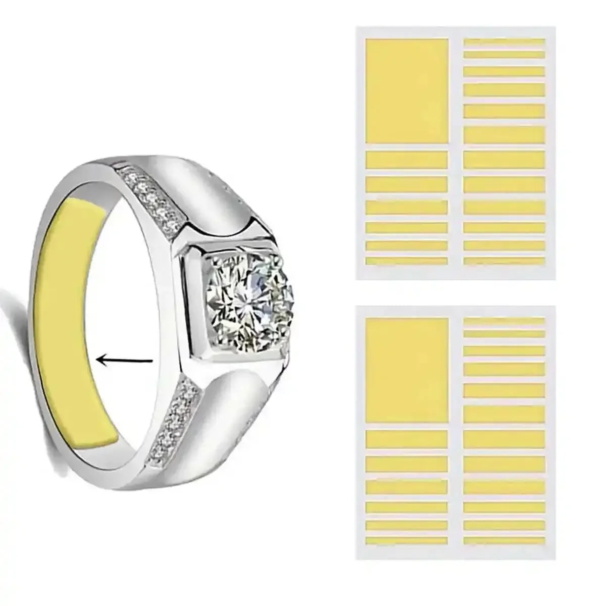 4PCS Ring Size Adjuster - Colorful EVA Sizing Pads for Loose Rings & Jewelry Fit Correction
