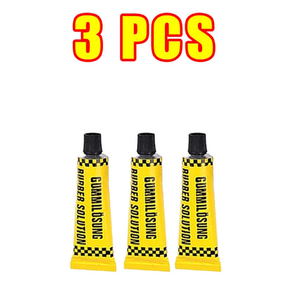 Car & Motorcycle Tire Repair Kit – Tubeless Tyre Puncture Plug Set with Rubber Strips for Truck & Vacuum Tire Repairs