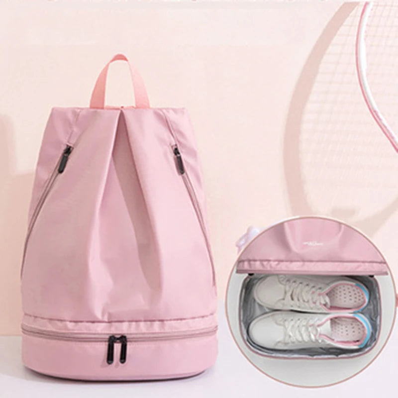 Waterproof Wet Dry Separation Fitness Bag - Travel Sport Bag for Swimming, Basketball, Soccer, Hiking, Climbing