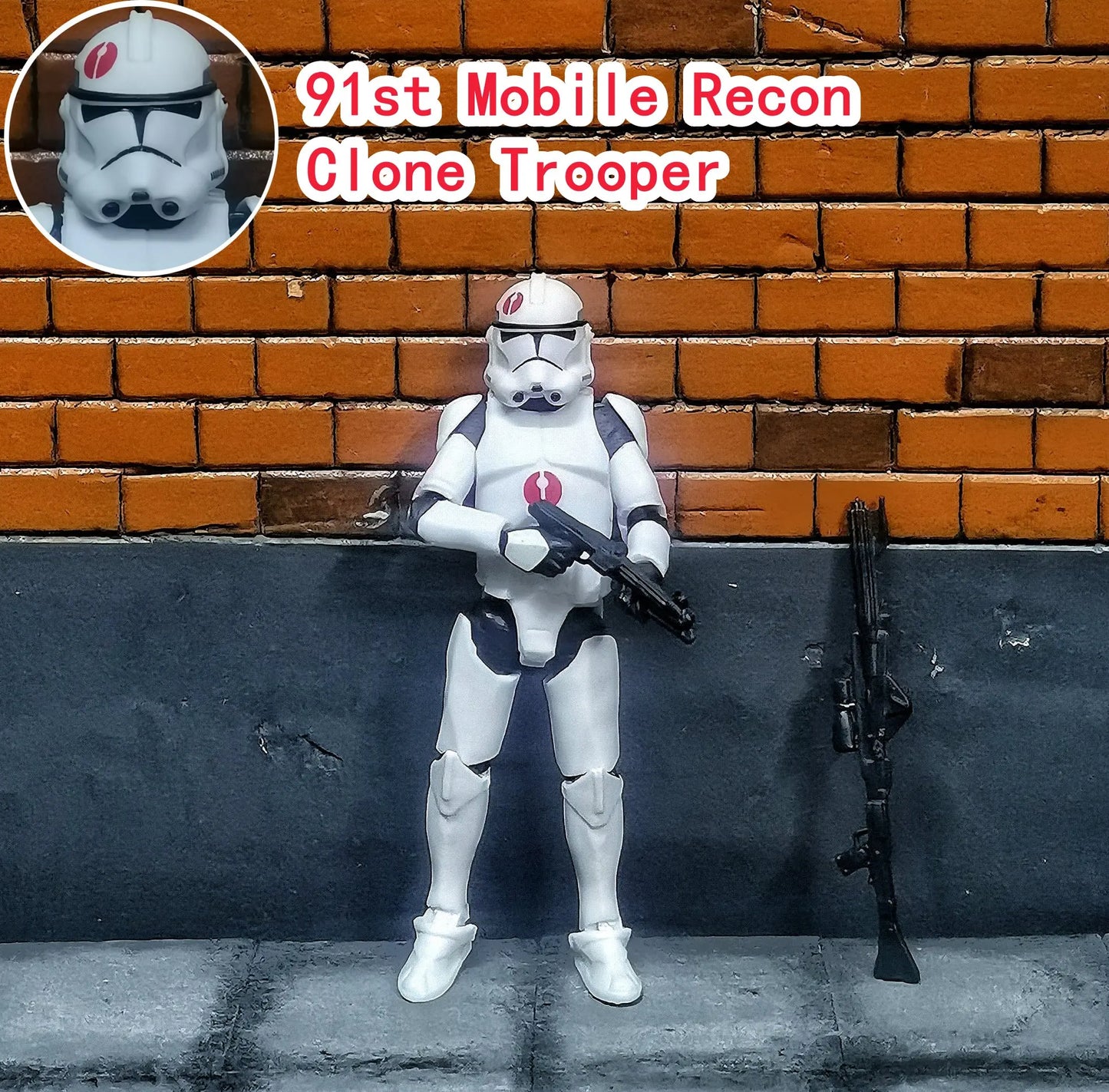 Star Wars 3.75" Clone Trooper Action Figure — 1/18 501st & 187th Legion REX ARF P1/P2 Toy Model