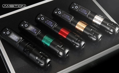 Ambition Soldier Wireless Tattoo Machine — Rotary Battery Pen with 2400mAh & LED Digital Display | Portable Power Pack for Body Art