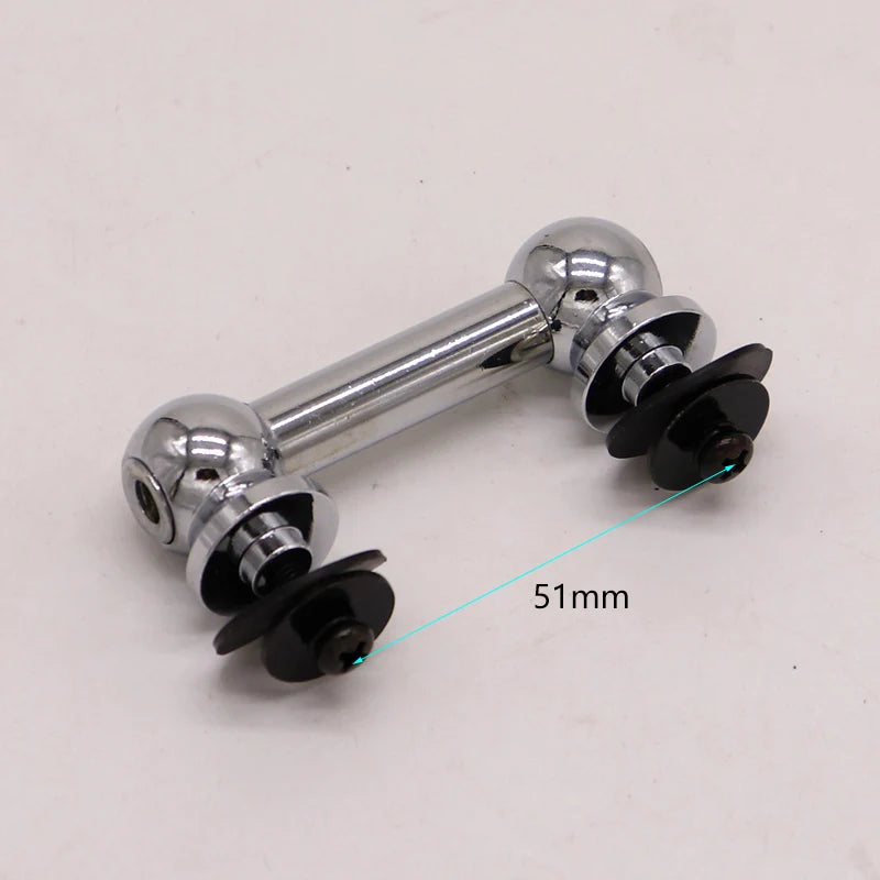 High-Quality Silver Double-Side Snare & Tom Drum Lugs – Includes Screws and Washers