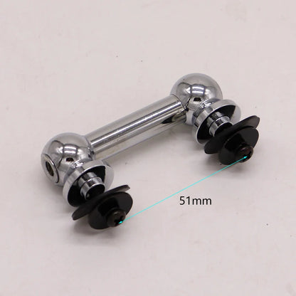 High-Quality Silver Double-Side Snare & Tom Drum Lugs – Includes Screws and Washers