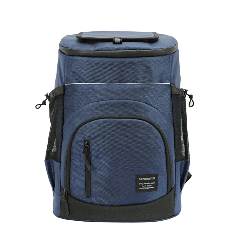 30L Insulated Cooler Backpack - Soft Thermal Food & Beverage Bag for Beach, Travel, Camping & Outdoor Use