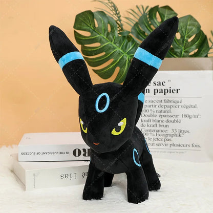 31cm Pokémon Plush – Shiny Umbreon Soft Stuffed Anime Doll | Eevee, Sylveon, Vaporeon, Flareon Collectible Toy