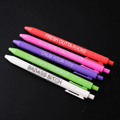 11Pcs Funny Adult Ballpoint Pen Set – Premium Swear Word "Days of The Week" Pens | Office Gift for Adults