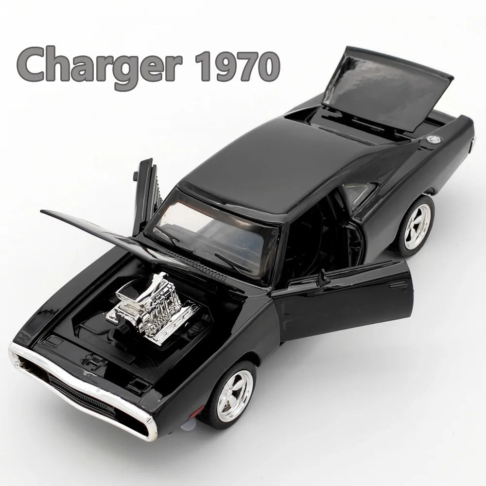 1:32 Challenger 1970 Classic Alloy Car Model – Diecast Toy Vehicle for Kids & Collector Decoration