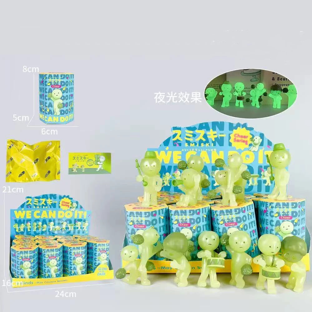 Noctilucent Green Mystery Doll Figures - Blind Box Surprise Collectible Desktop Decoration Toy
