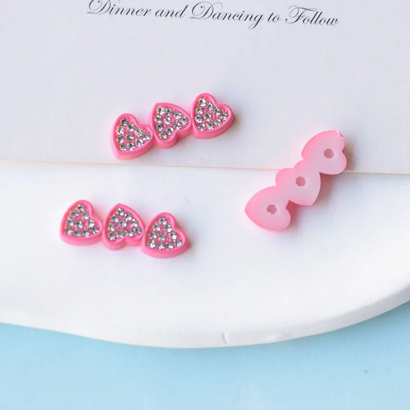 WFFNNKC 10Pcs Kawaii Rhinestone Star Flatback Resin DIY Accessories – Wedding, Scrapbooking, Hairpin, Jewelry & Brooch Decor