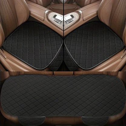 3-Piece Universal Car Seat Cover Set – Breathable Comfort Cushion Seat Protectors for Car Interior Protection Accessories