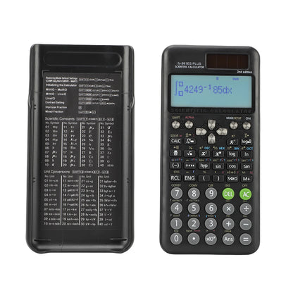 Scientific Calculator 417 Functions - 10+2 Digit Display Dual Power Math Calculator for Teachers & College Students