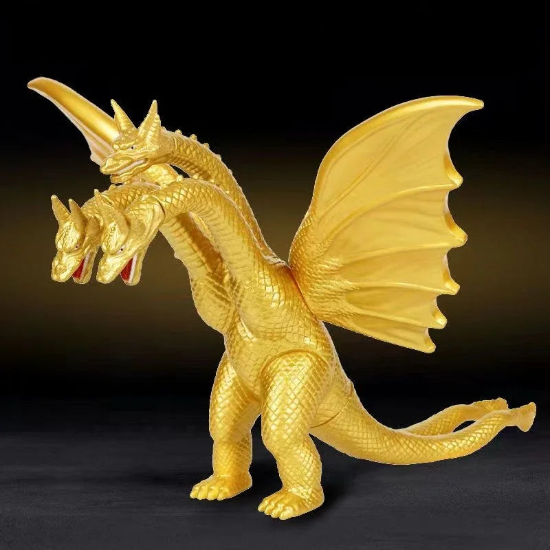 Godzilla vs King Kong Anime Action Figure – King Ghidorah Three-Headed Golden Dragon Collectible Toy