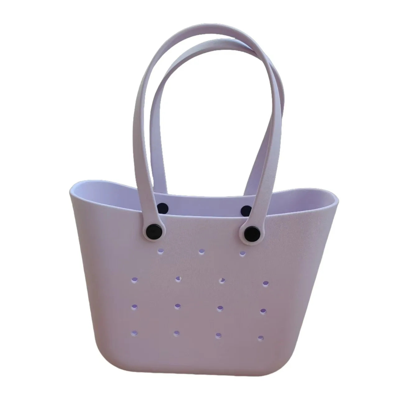 Fashion EVA Molded Beach Bag – Multi-Functional Women’s Shopping & Makeup Storage Tote, Trendy Plastic Waterproof Handbag