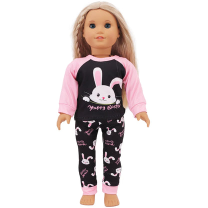 15-Style Doll Pajamas & Nightgowns – Cute Patterns for 18-Inch American & 43cm Born Dolls, Doll Accessories Toy