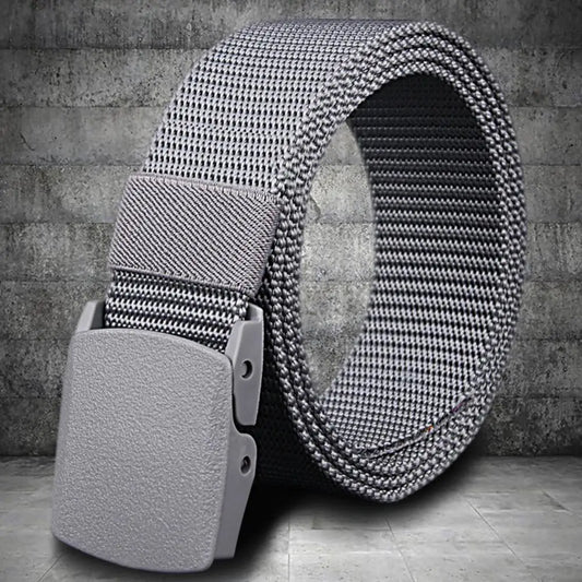 Men's Adjustable Belt with Exquisite Buckle - Lightweight, Comfortable Waist Belt for Jeans and Daily Wear