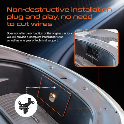 Electric Suction Front Trunk Closer for Tesla Model 3/Y/S/X Highland 2024 – Power Frunk Automatic Soft Closing Lock