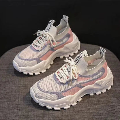 2024 Women's All-Match Mesh Casual Shoes – Breathable, Soft Bottom Sneakers for Spring & Autumn