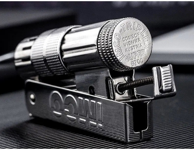 IMCO Aiku 6700 Metal Lighter – Austrian Retro Trench Design, Windproof Kerosene Lighter for Men’s Smoking Gift