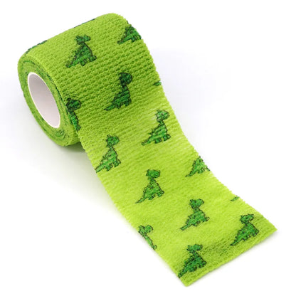 Animal Print Self Adhesive Elastic Bandage - 4.5m Sports Wrap Tape for Joints, Fingers & Pets
