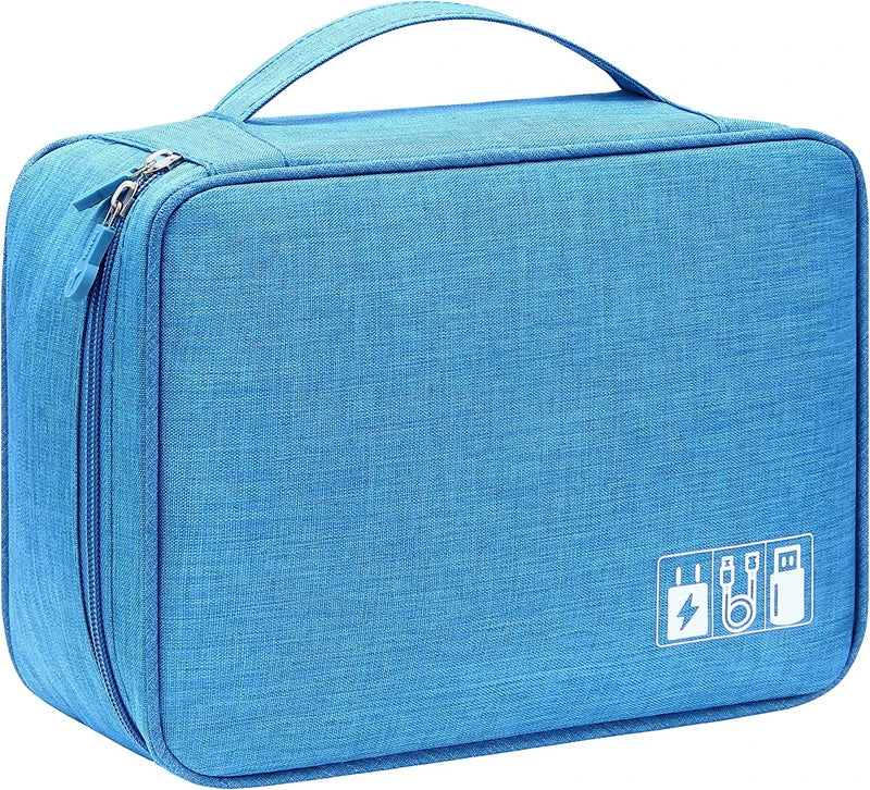 Portable Digital Storage Bag – Waterproof USB Cable Organizer Pouch for Electronics & Accessories