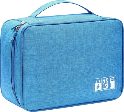 Portable Digital Storage Bag – Waterproof USB Cable Organizer Pouch for Electronics & Accessories