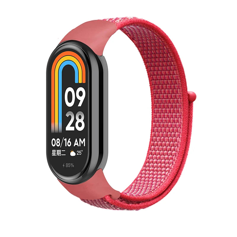 Nylon Loop Strap for Xiaomi Mi Band 3-9 – Replacement Sport Smartwatch Wristband