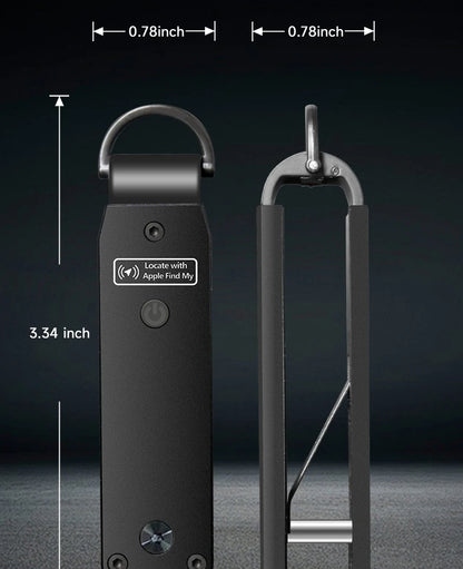 Key Organizer with Apple Find My — Built-In AirTag Holder, Holds 2–6 Keys, Car Keychain GPS Tracker (iOS Only)