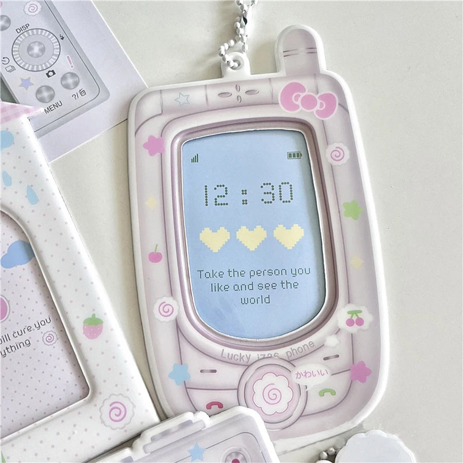 Cute Camera Phone Card Holder - Protective Idol Photocard Sleeve & Collectible Gift