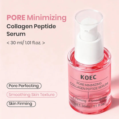 Collagen Peptide Pore-Perfecting Serum - Skin-Firming, Radiance-Boosting, and Plumping Korean Skincare Makeup Primer