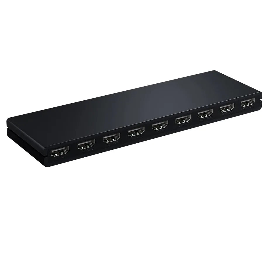 HDMI Splitter 1x8 4K 30Hz — 8-Port Video Distributor Converter, HDCP1.4 for PC, Laptop, PS4, DVD, Projector, TV