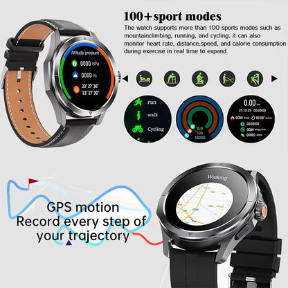 S4 Ultra Xiaomi Smart Bracelet — AMOLED HD Screen Men’s Watch with Bluetooth Call, GPS, NFC, Heart Rate & Compass Tracking
