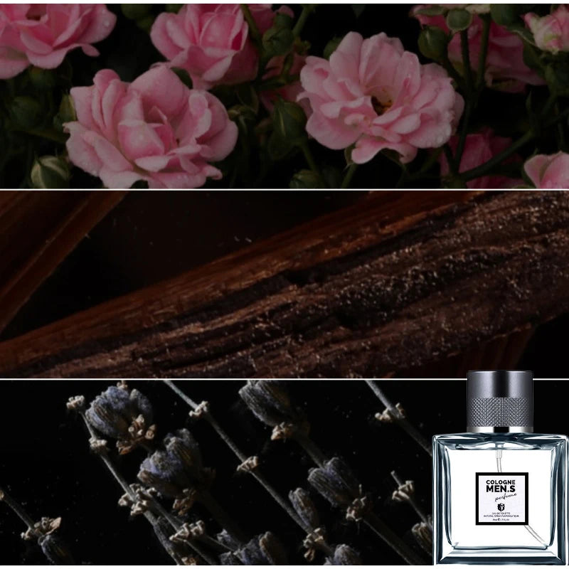 Blue Genuine Men’s Perfume, Citrusy Fresh Flowers & Fruits Fragrance, Long-Lasting Eau De Toilette