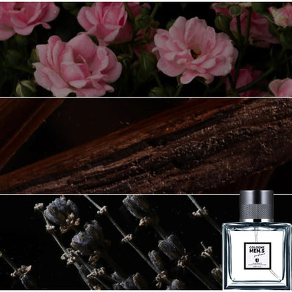Blue Genuine Men’s Perfume, Citrusy Fresh Flowers & Fruits Fragrance, Long-Lasting Eau De Toilette