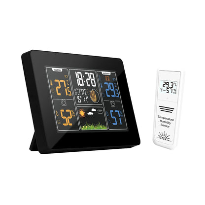 FABISENSE Wireless Weather Station - Indoor & Outdoor Thermometer Hygrometer with Forecast, Barometer, Moon Phase & USB Power