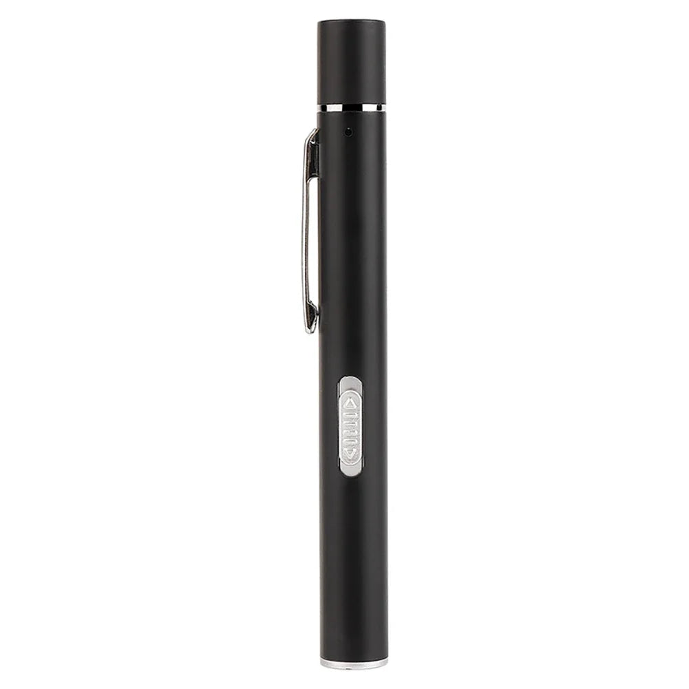 USB Rechargeable Medical Pen Light | Mini Nursing LED Flashlight with Stainless Steel Pocket Clip