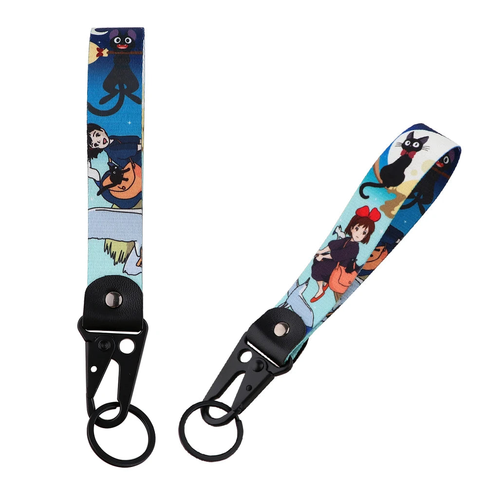 Anime Eagle Beak Keychain – Cool Short Lanyard for Phone, Badge Holder & USB Pendant