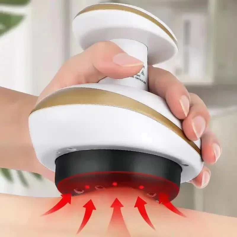 Electric Meridian Massage Brush – Full Body Cupping & Scraping Massager for Abdomen & Back Relief at Home
