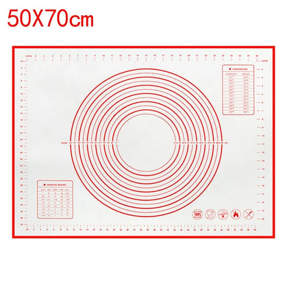 UNTIOR Silicone Baking Mat – Non-Stick Kneading & Dough Mat for Pizza, Cake, and Cooking Bakeware