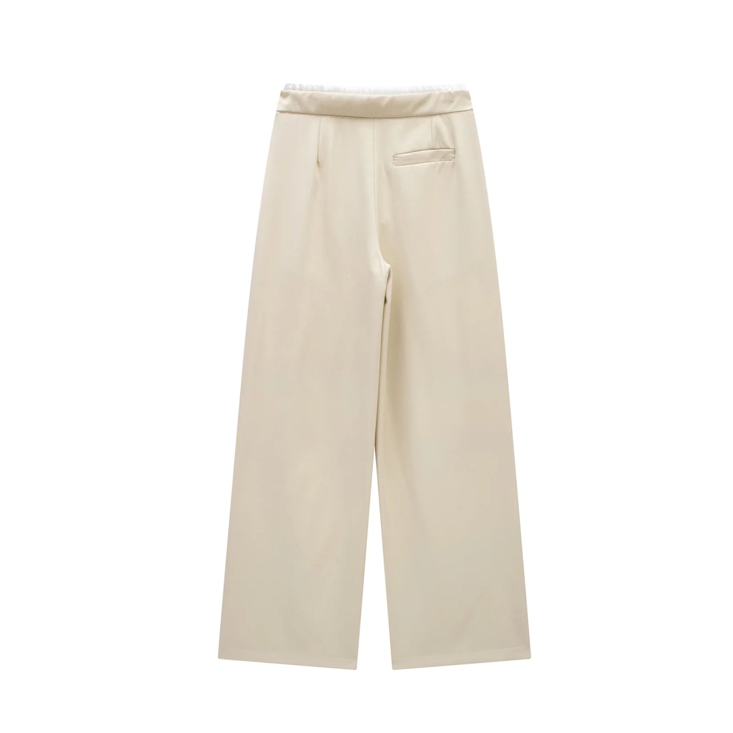 TRAF 2024 Women’s Wide Leg Pants — High Waist Baggy Summer Streetwear Trousers