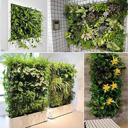 Wall Hanging Planting Bag – Multi-Pocket Vertical Garden Planter for Vegetables, Flowers, and Bonsai