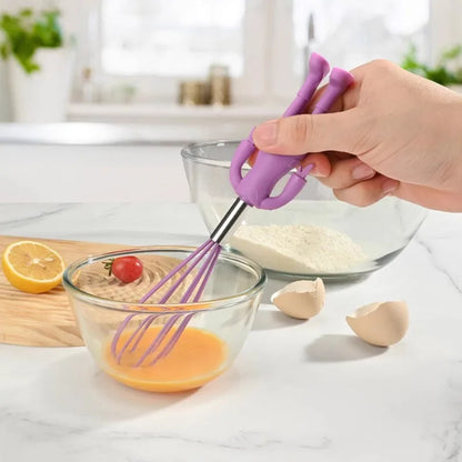 5-Piece Cartoon Silicone Baking Tools Set – Food-Grade Non-Stick Heat-Resistant Spatulas for Kitchen