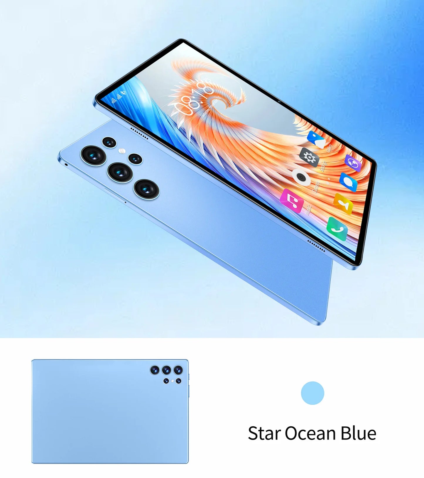 2025 10.1" Android Tablet – HD Display, Octa-Core, 4GB RAM, 64GB ROM, Dual SIM, WiFi, Google Play
