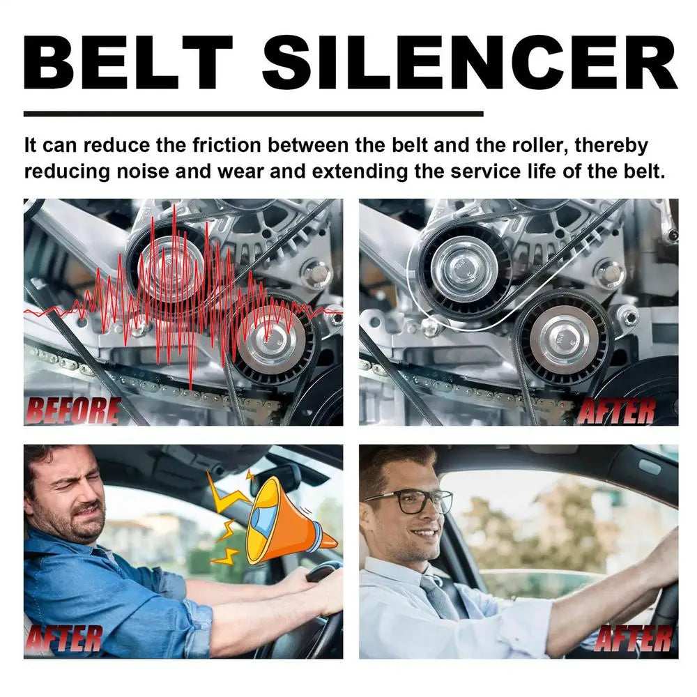 100ml Car Belt Noise Spray – Engine Belt Silencer, Lubrication & Protection for Prolonged Belt Life