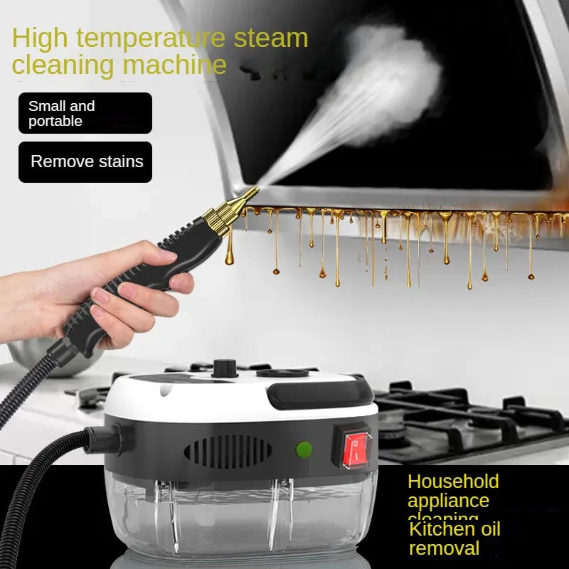 High-Temperature Steam Cleaner for Home and Car - Sterilization, Air Conditioning, Kitchen Hood Cleaning - 110V US Plug / 220V EU Plug
